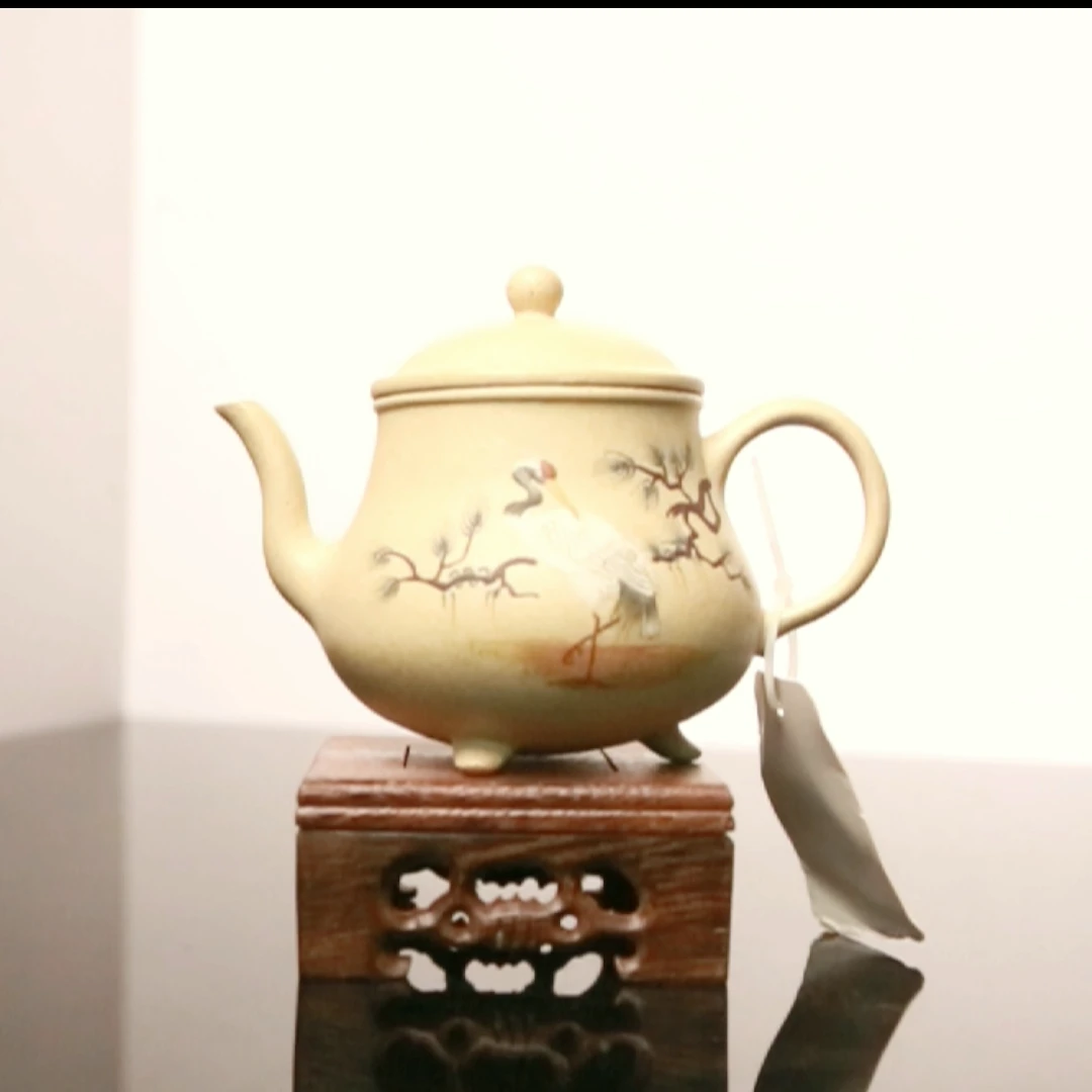 048 松鹤 280cc 紫砂壶 0520000569