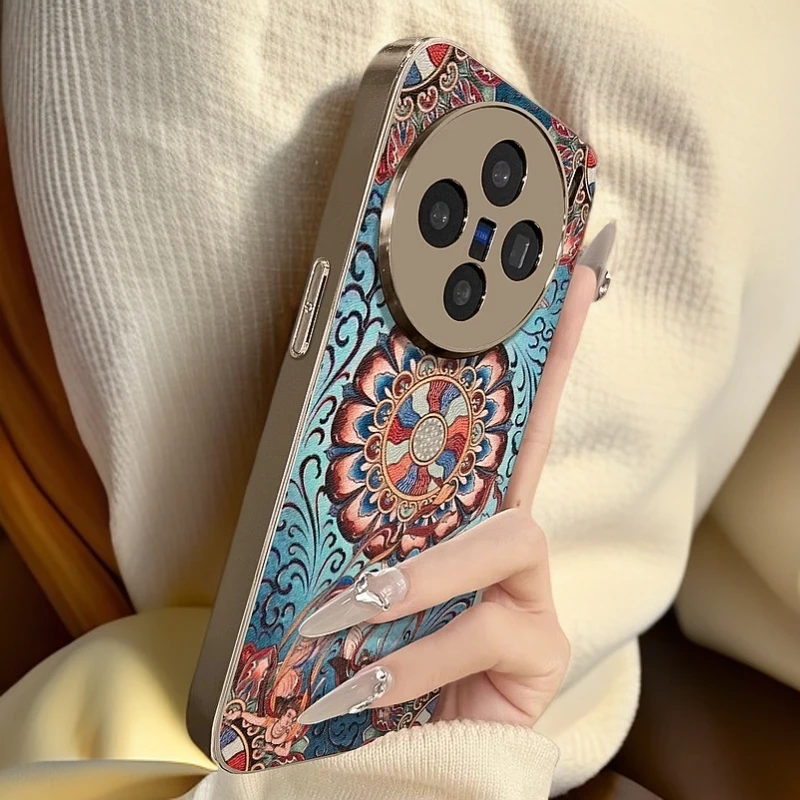 艺术敦煌适用vivox200ultra手机壳新款x200s防摔全包高级感硅胶