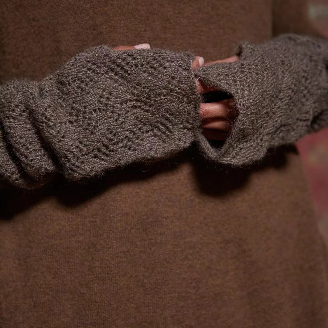 左岸迷香袖套7231针织保暖冬季百搭