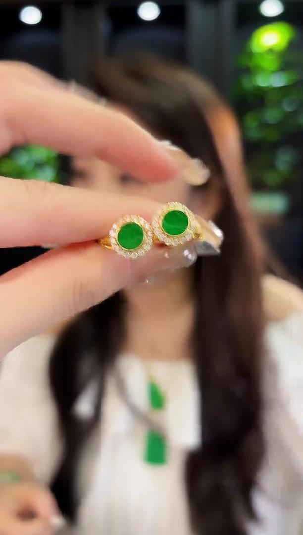 翡翠戒指未镶嵌9缅料A货/多样性发货/一件