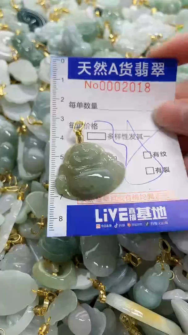 颈饰未镶嵌翡翠天然A货翡翠