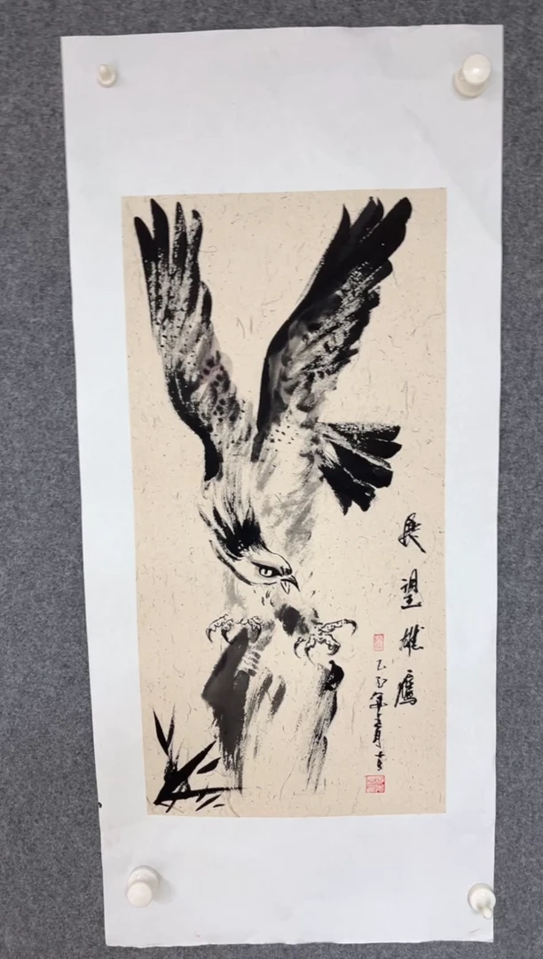 国画王先平老师作品现场