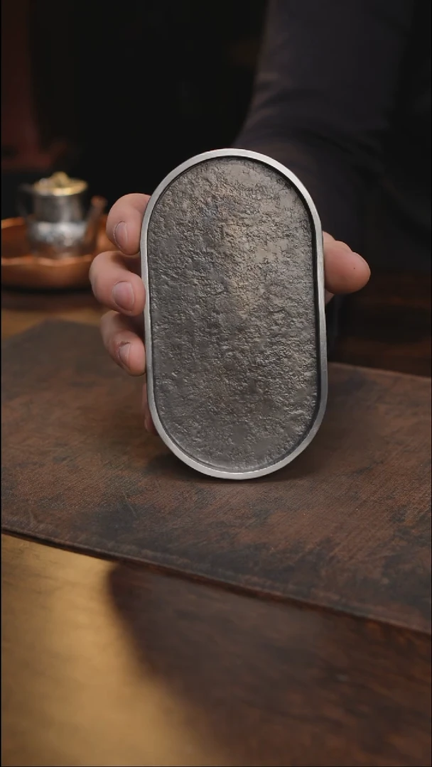 纯锡全手加厚小椭圆急需台