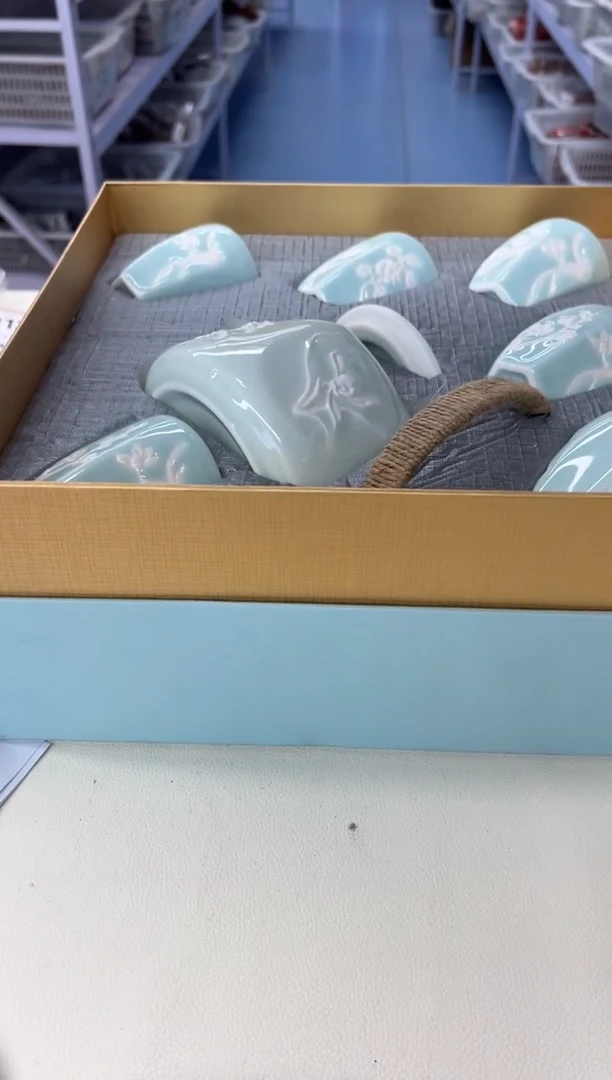 吊坠白玉菩提茶具一套