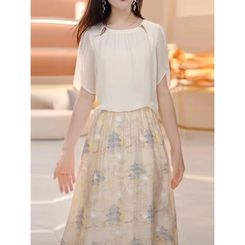 连衣裙2025新款女夏季今年流行爆款气质名媛轻奢高级感5147#