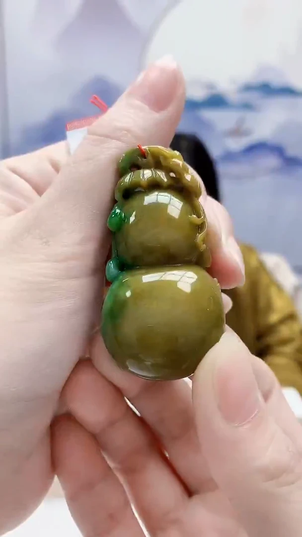 未镶嵌定制翡翠4852ry-毛货挂件13