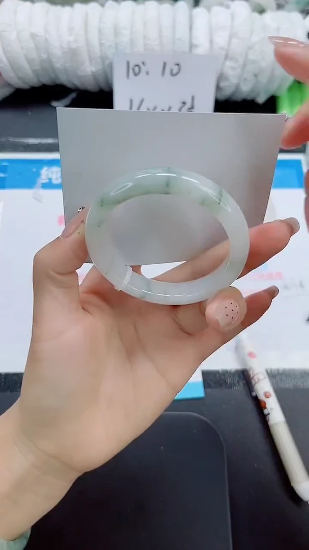 石英质玉手镯未镶嵌b127-圈口55