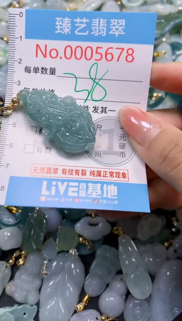 颈饰未镶嵌翡翠5678