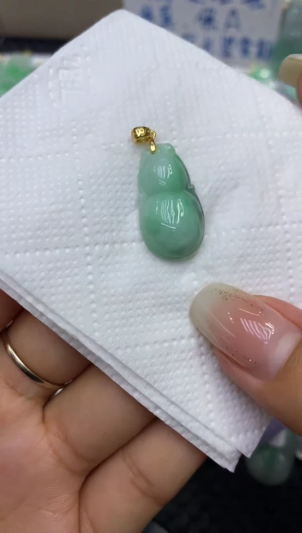 颈饰未镶嵌翡翠天然缅甸A货翡翠