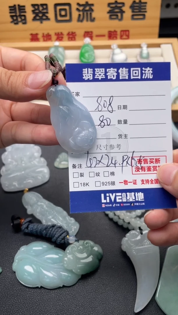 颈饰未镶嵌翡翠10147000