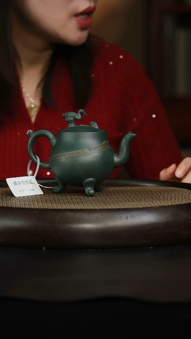 茶壶紫砂紫砂壶55 苏蒙达拉青 母子情深