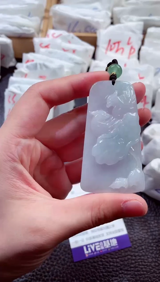 翡翠未镶嵌颈饰00000985