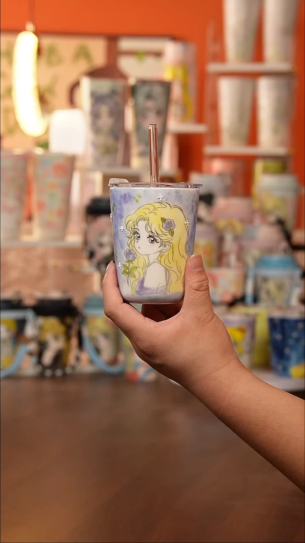 (玉泥）景德镇手工手绘文创陶瓷杯