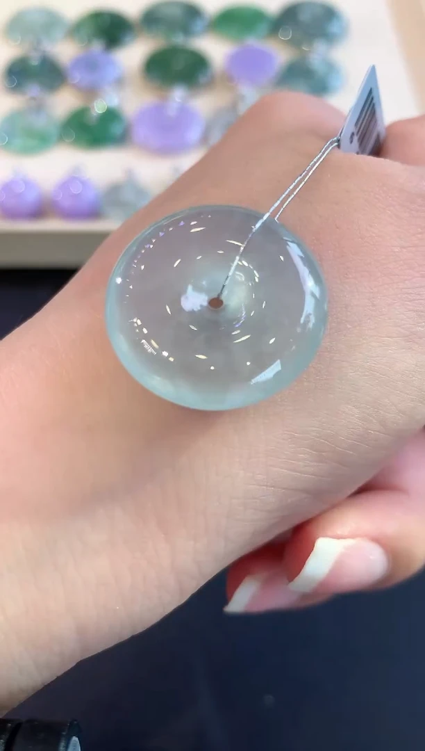 翡翠未镶嵌吊坠(不含链)b53