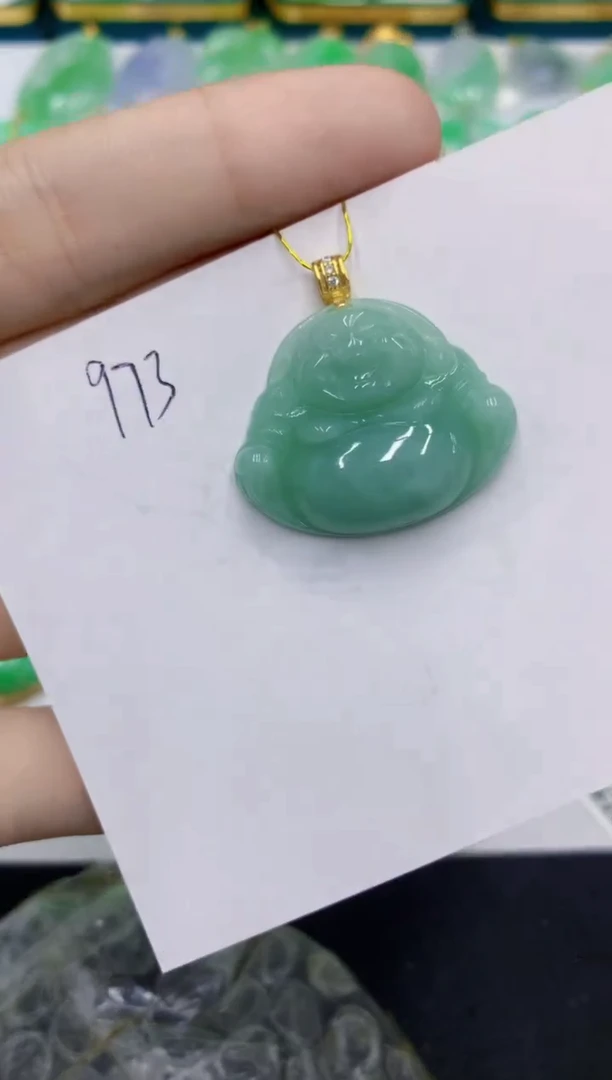 颈饰未镶嵌翡翠 翡翠
