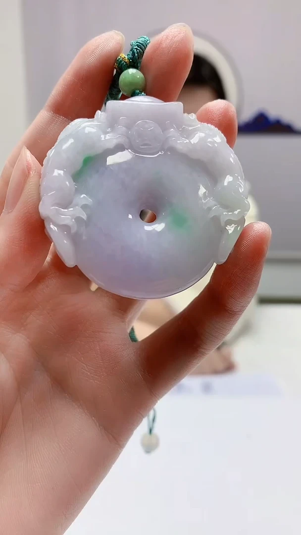 【闪购商品】定制翡翠未镶嵌0405zm-毛货挂件扣子100