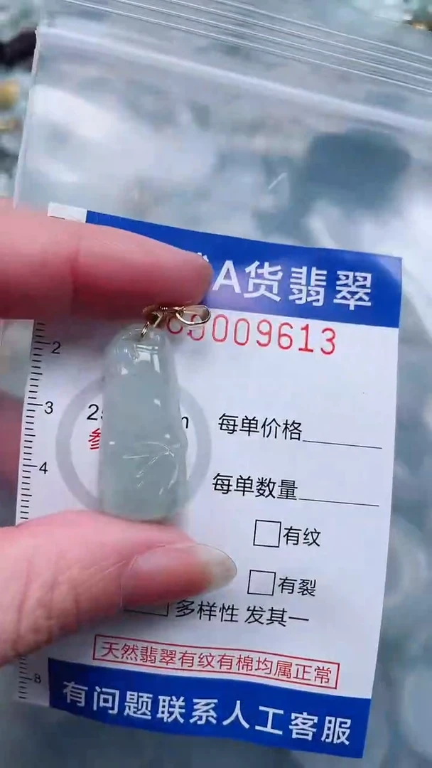 翡翠未镶嵌吊坠(不含链)1