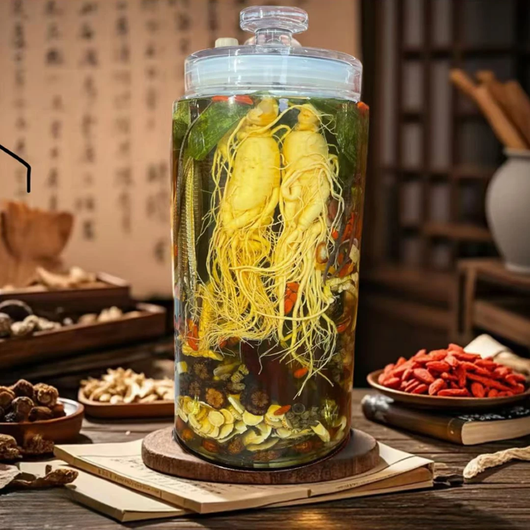 东北泡酒料 真材实料 带一瓶梅花鹿小红红 送15斤专业玻璃泡酒瓶