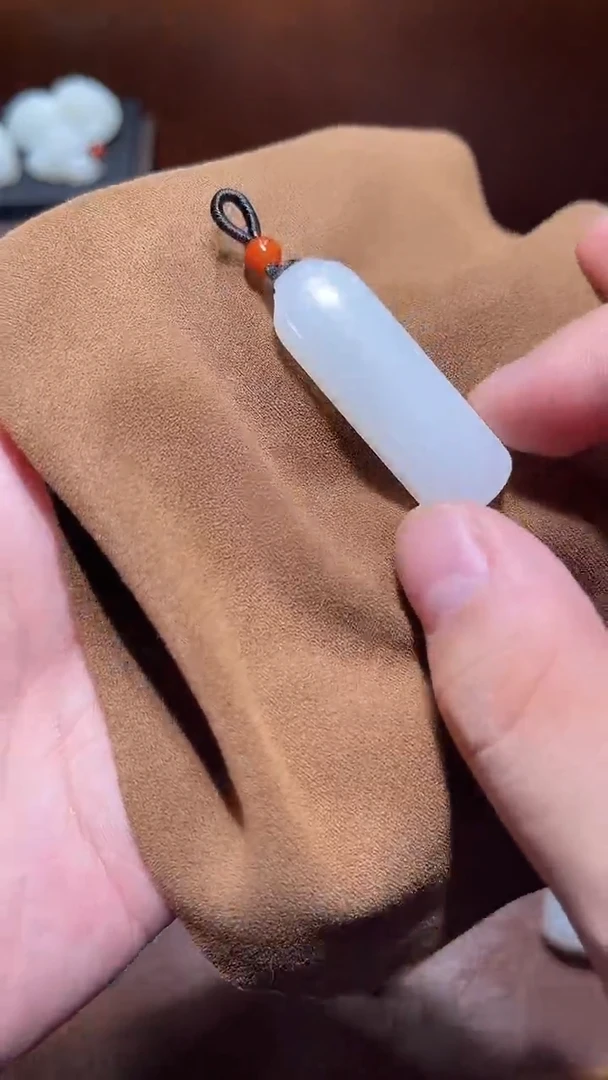 未镶嵌和田玉挂件东**资无事牌