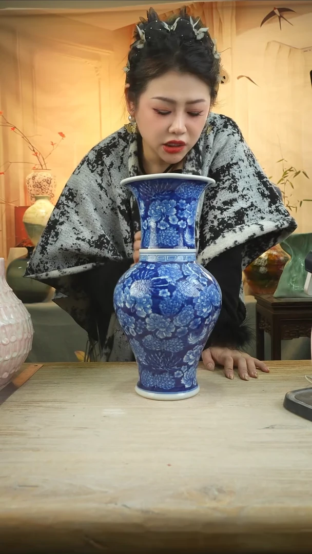 高37口16高温陶瓷花瓶花器