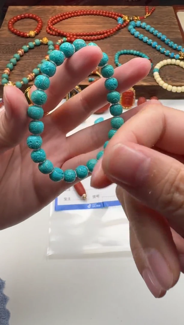 未镶嵌绿松石手串手串敖*～手串手串