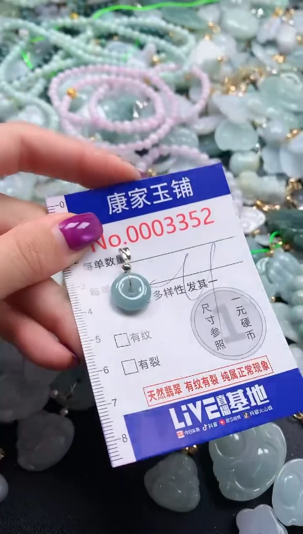 颈饰未镶嵌翡翠3352