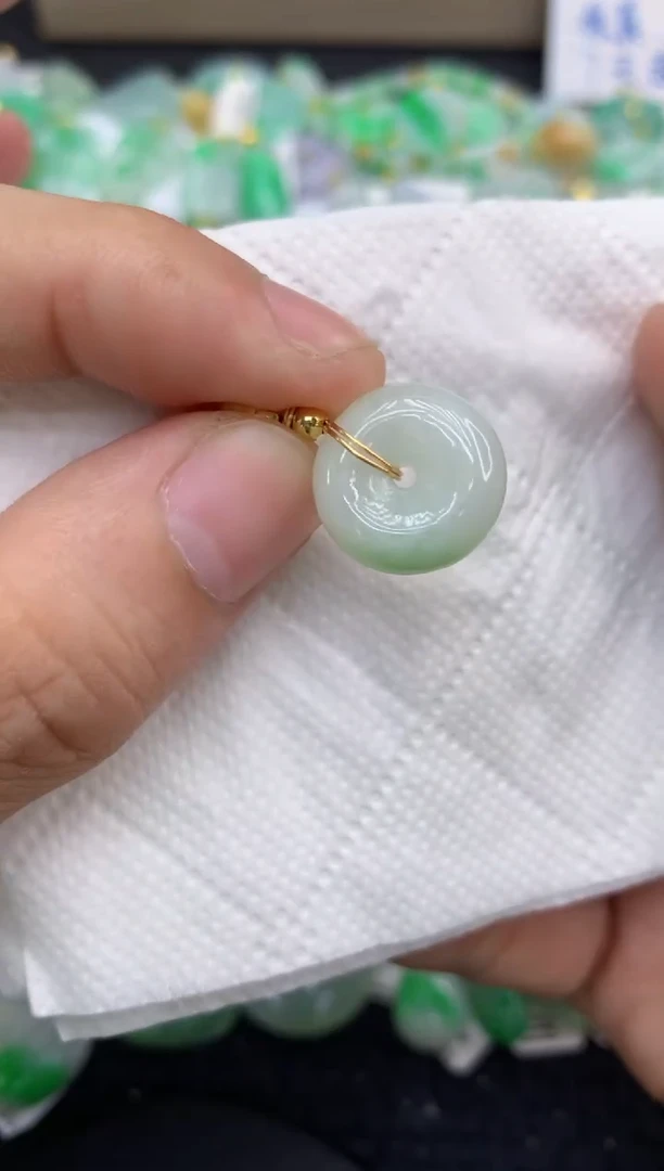 颈饰未镶嵌翡翠天然缅甸A货翡翠