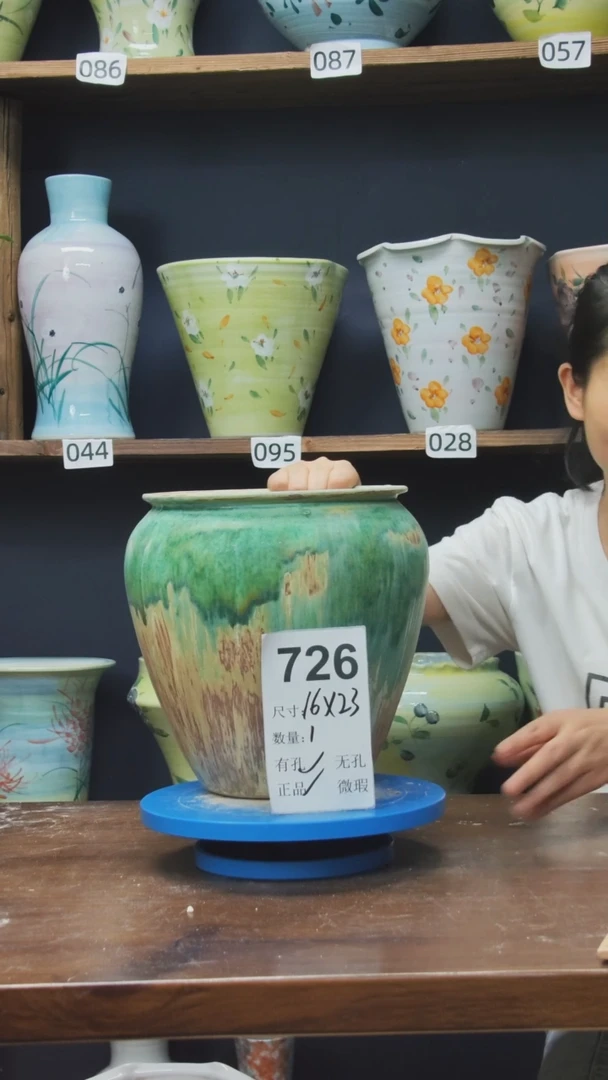 陶瓷景德镇花盆726