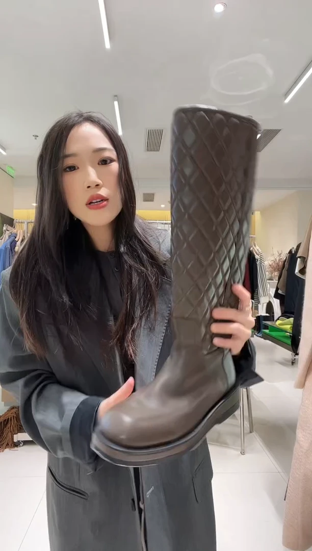 CALVIN LUO 绐棉高筒靴 36 37 38