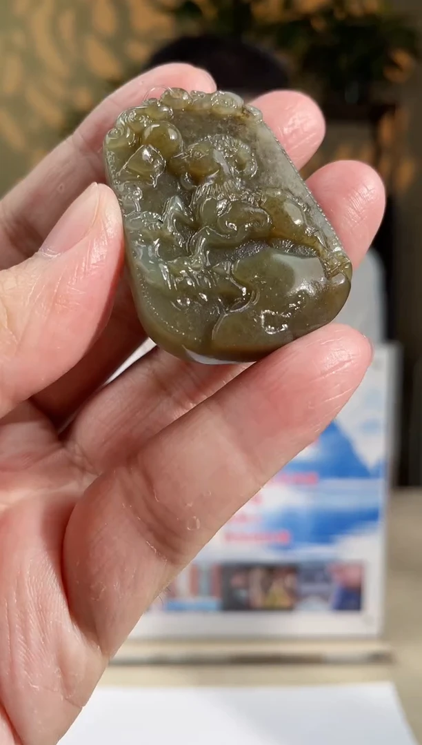 和田玉未镶嵌吊坠(不含链)多样性发货拍一发一
