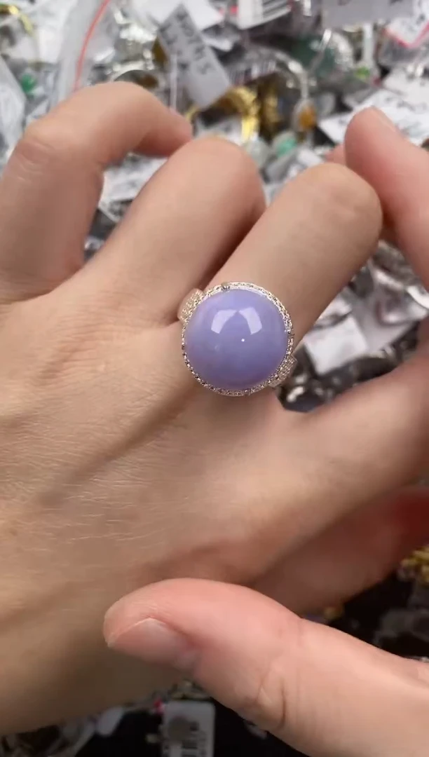 未镶嵌戒指翡翠111---6