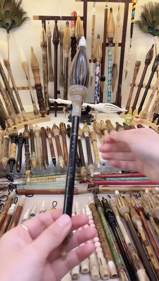 静***声【清水试笔，拒绝蘸墨】墨琳笔庄毛笔1支