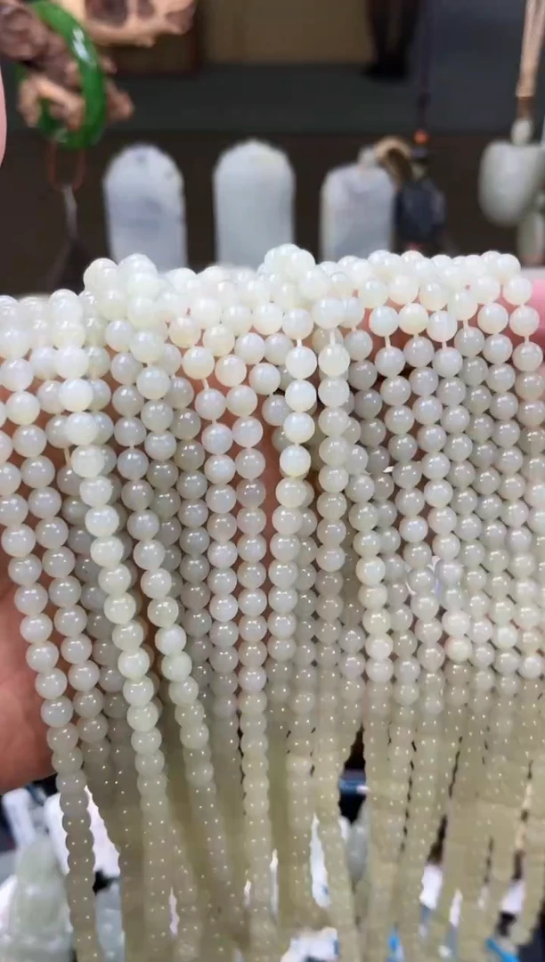 【闪购商品】和田玉吊坠未镶嵌且末迪克兰108项链多样性发一