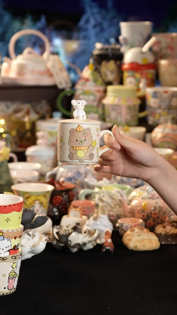 其他陶景德镇釉下彩手绘设计师款陶瓷