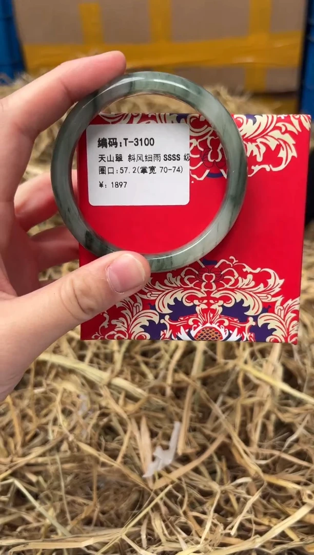 未镶嵌手镯石英质玉T-3100