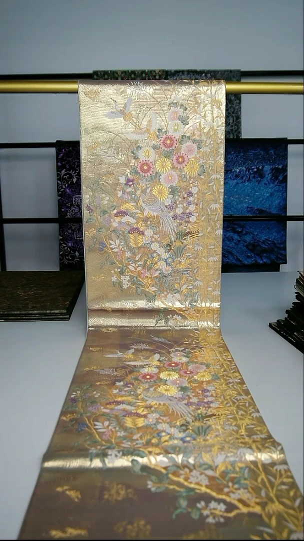 织绣织锦36花鸟细密织