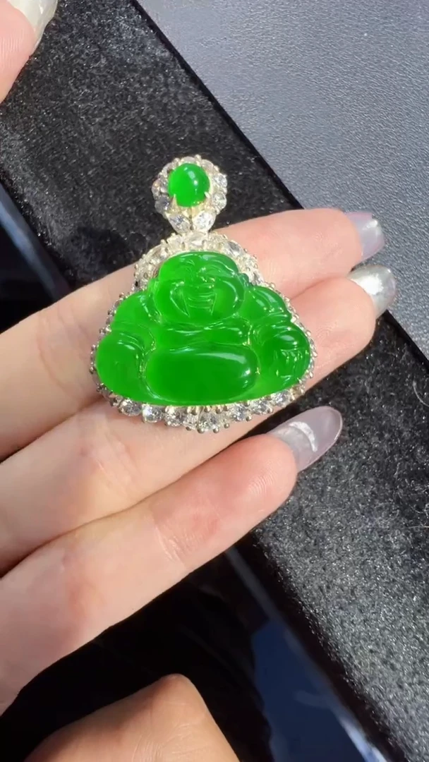 定制翡翠未镶嵌多样性发货佛公1