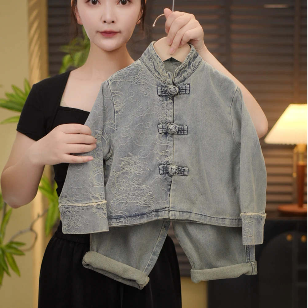 【龙腾虎跃】2024秋季新品运动风潮流开衫休闲长袖男宝套装18032