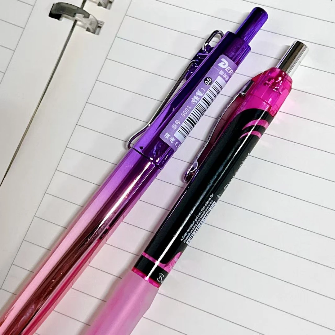 【黑墨-2支】C14炫紫德尔施极光之夜+鸭先知五彩D-48.掉封蜡不售后