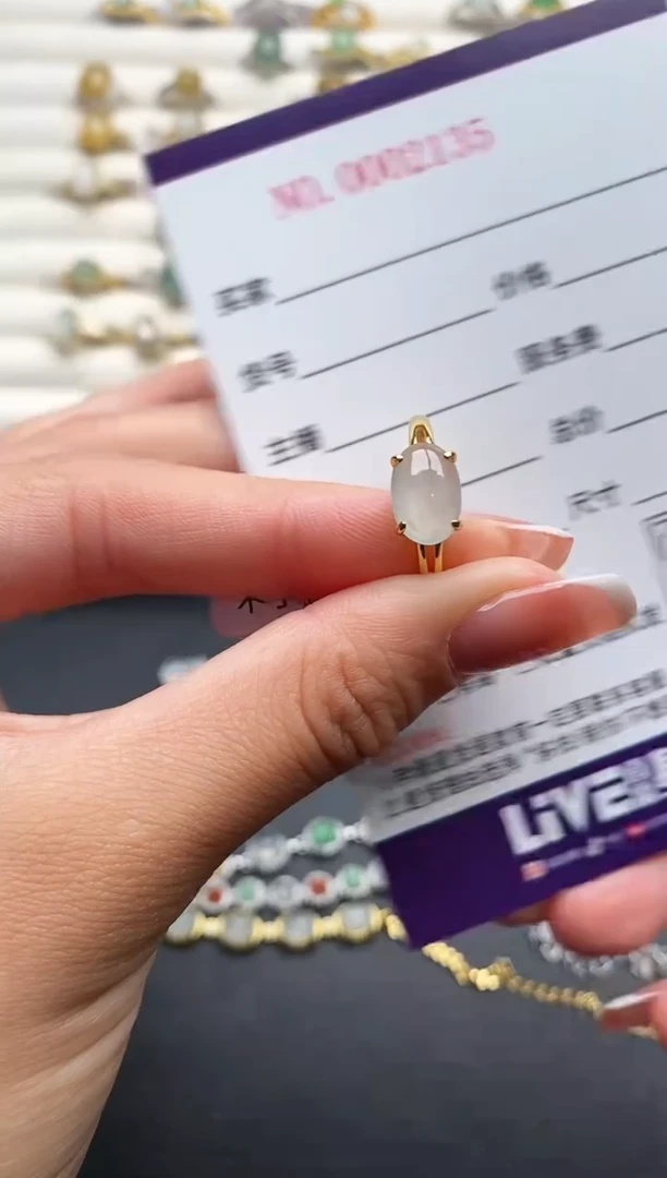 银S925镶嵌戒指翡翠777777+1