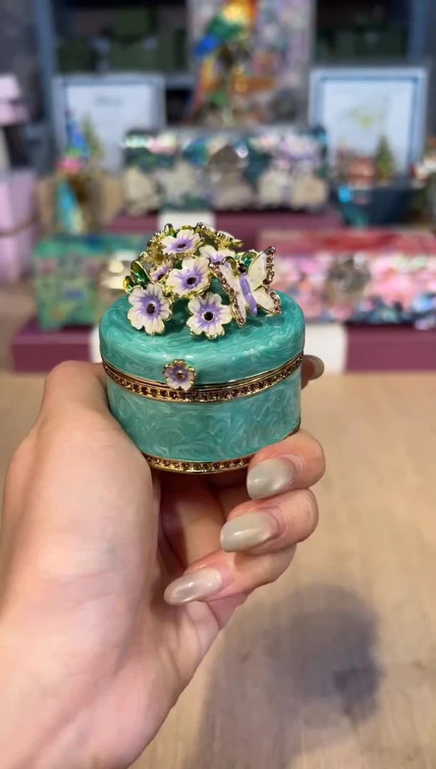 【闪购商品】杯251蓝色圆形樱花盒