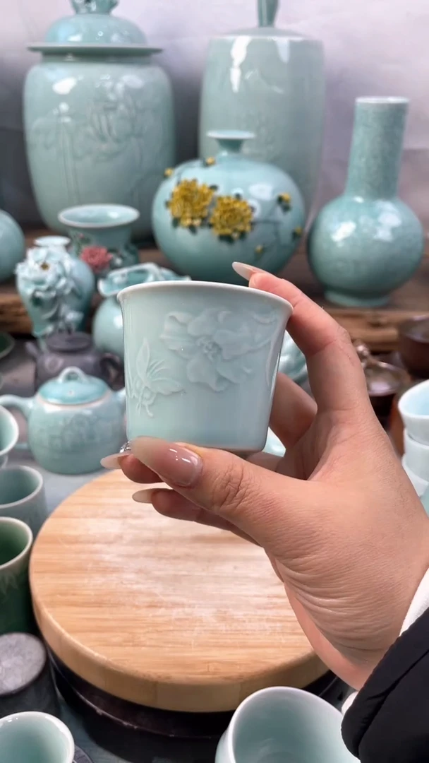 【闪购商品】特价 微瑕 慧仙青瓷