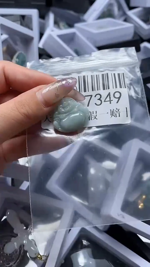 吊坠(不含链)未镶嵌翡翠7349