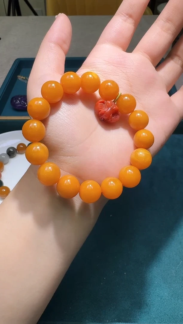 手链琥珀未镶嵌多样性发一件 129