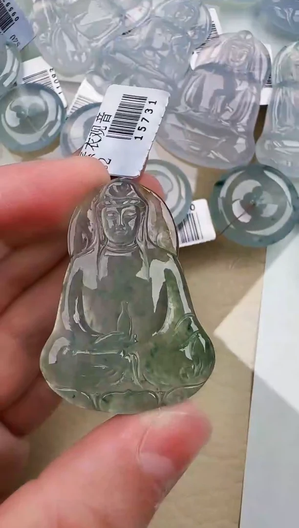 颈饰未镶嵌翡翠缅甸翡翠a货