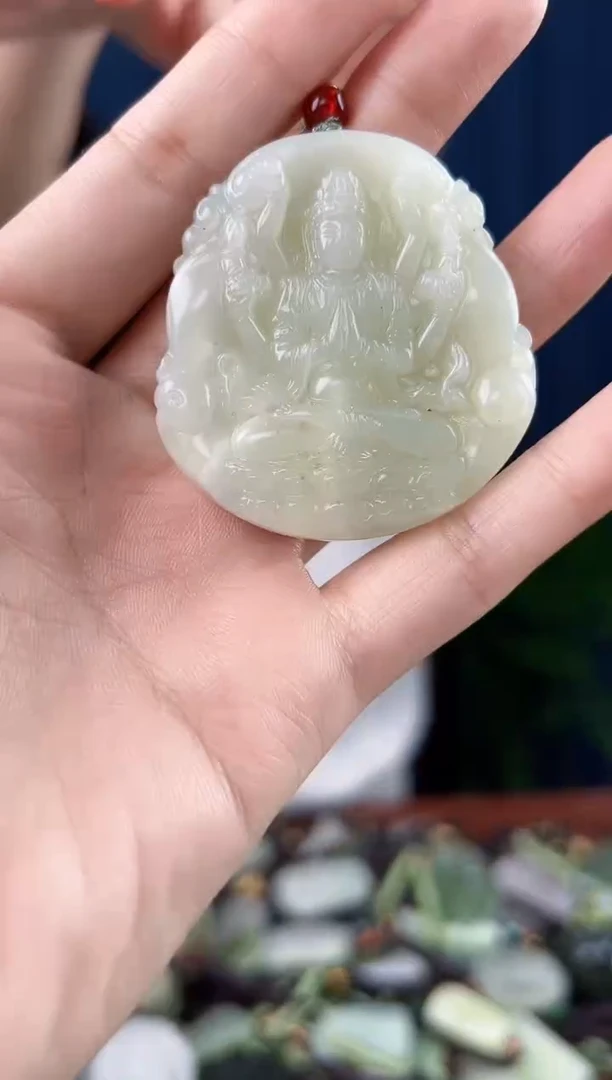 未镶嵌和田玉挂件∝****质拍一发一，