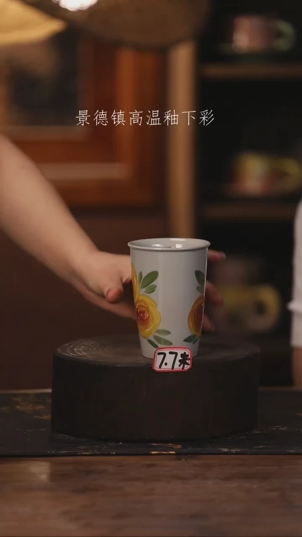 陶瓷景德镇高温釉下手绘陶瓷210