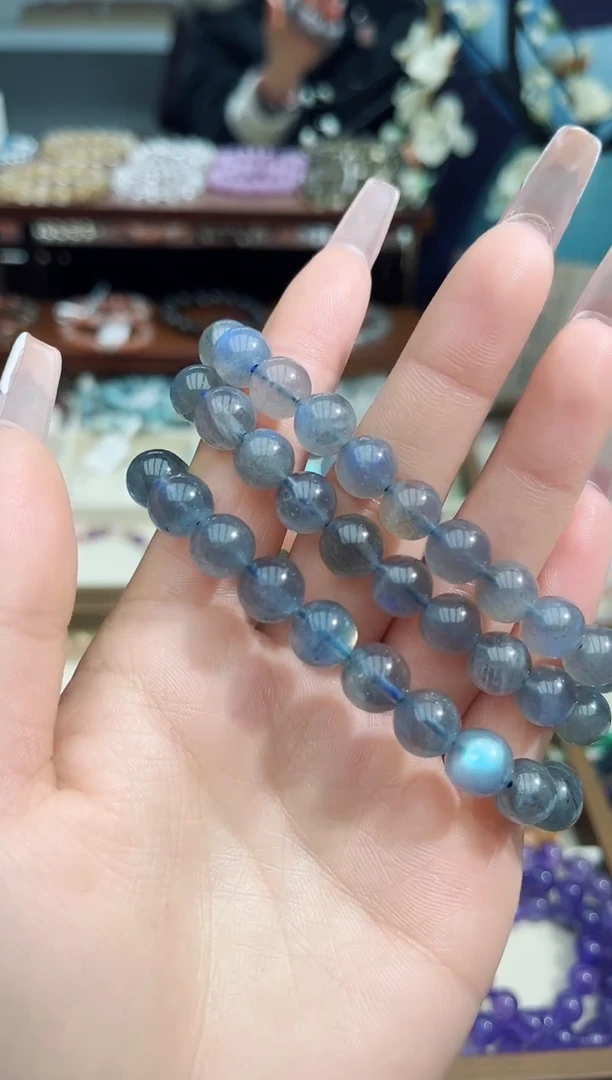 【闪购商品】月光石手串未镶嵌灰月光手串多样性发其一