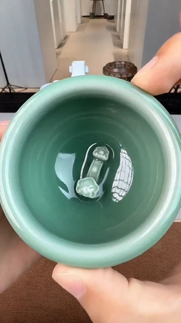 青瓷手工茶器包邮