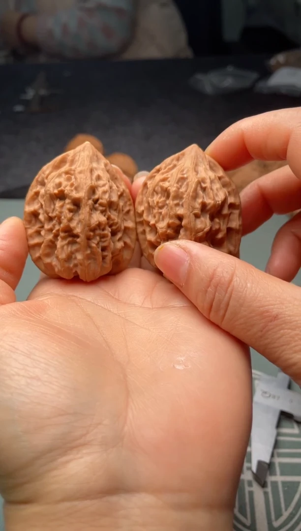 把件文玩核桃w30  鸡心42尺